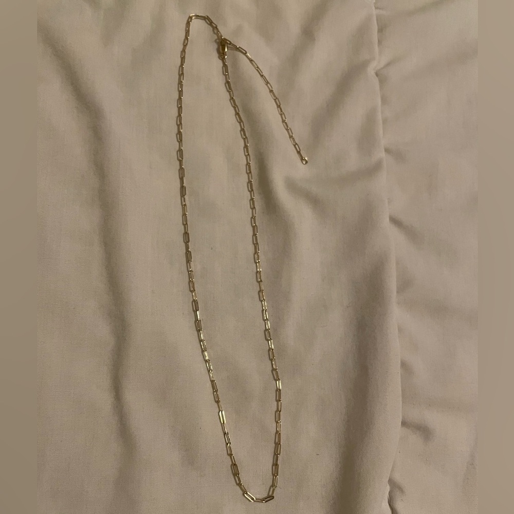 Aurate Medium Paperclip Chain Necklace - New